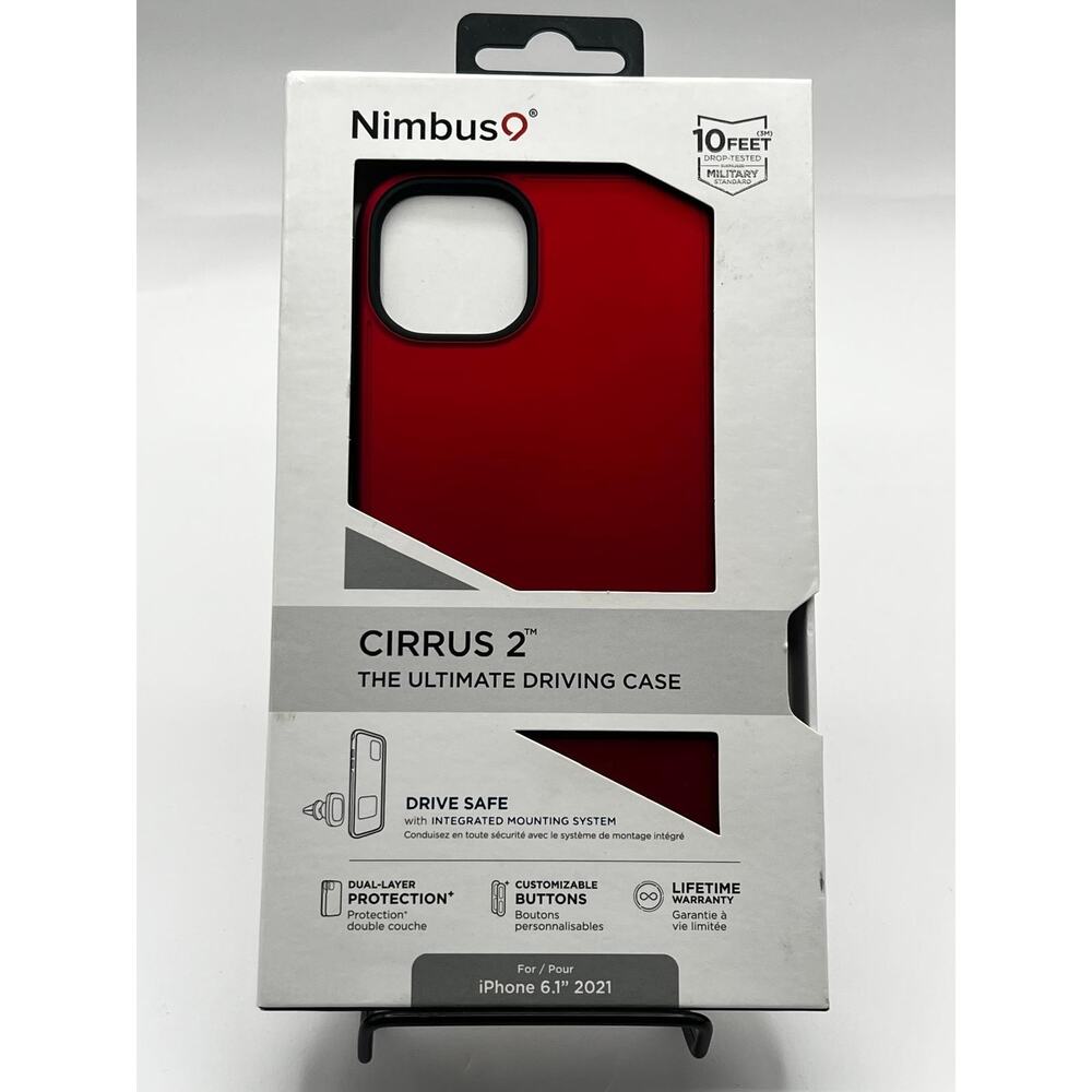 Nimbus9 Cirrus 2 Case for iPhone 13 / 13 Pro Red Drop Protection Cover